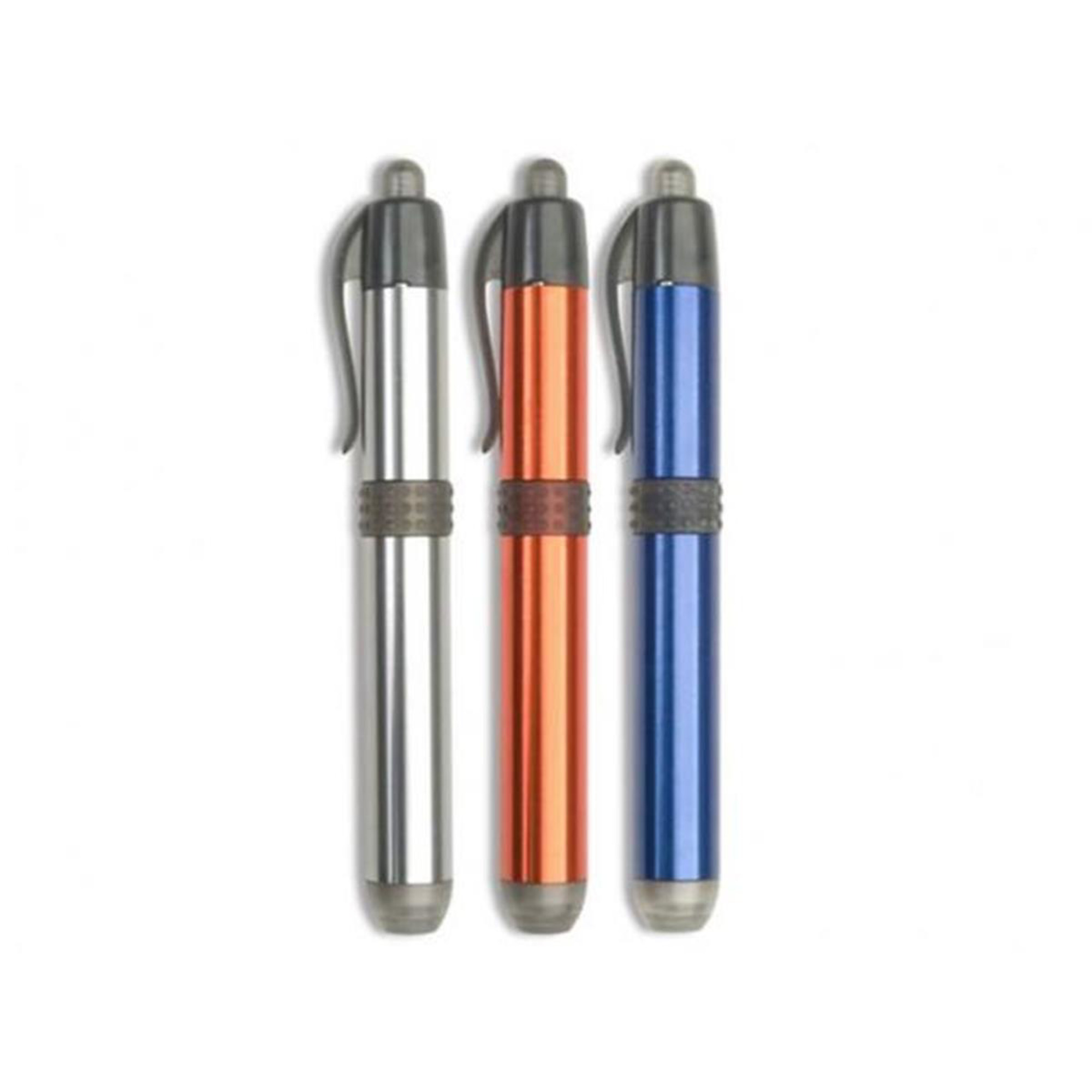 Chaos Safety Supplies LED Pen Flashlight — 3 Lumens, 36ft. Beam Distance, Impact Resistant, Pocket Clip, Model# CSUBRSLEDPENB